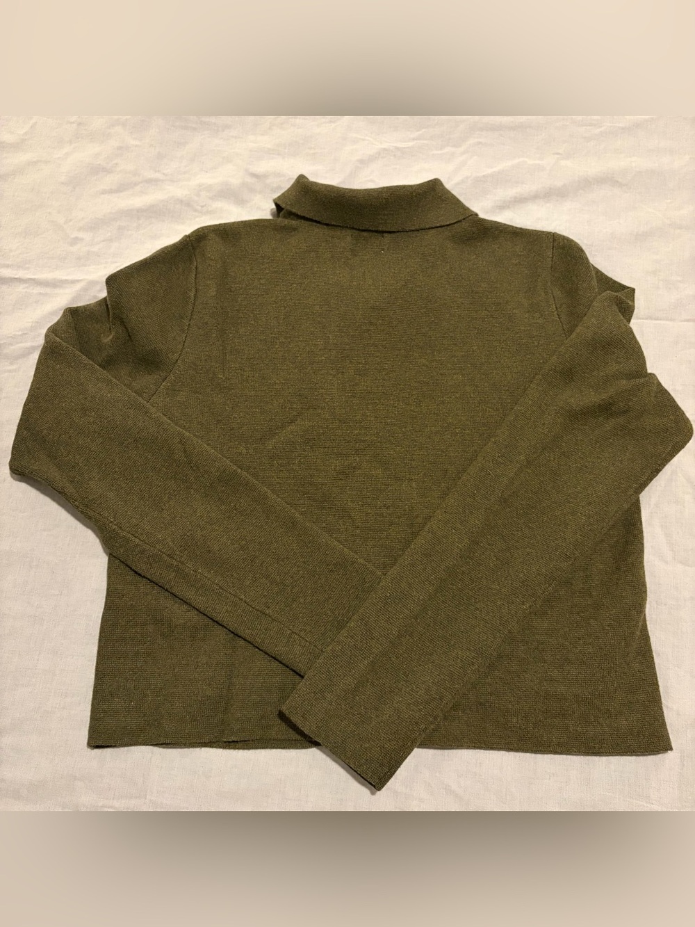 J.Crew Olive Green Cardigan - Picture 2 of 5